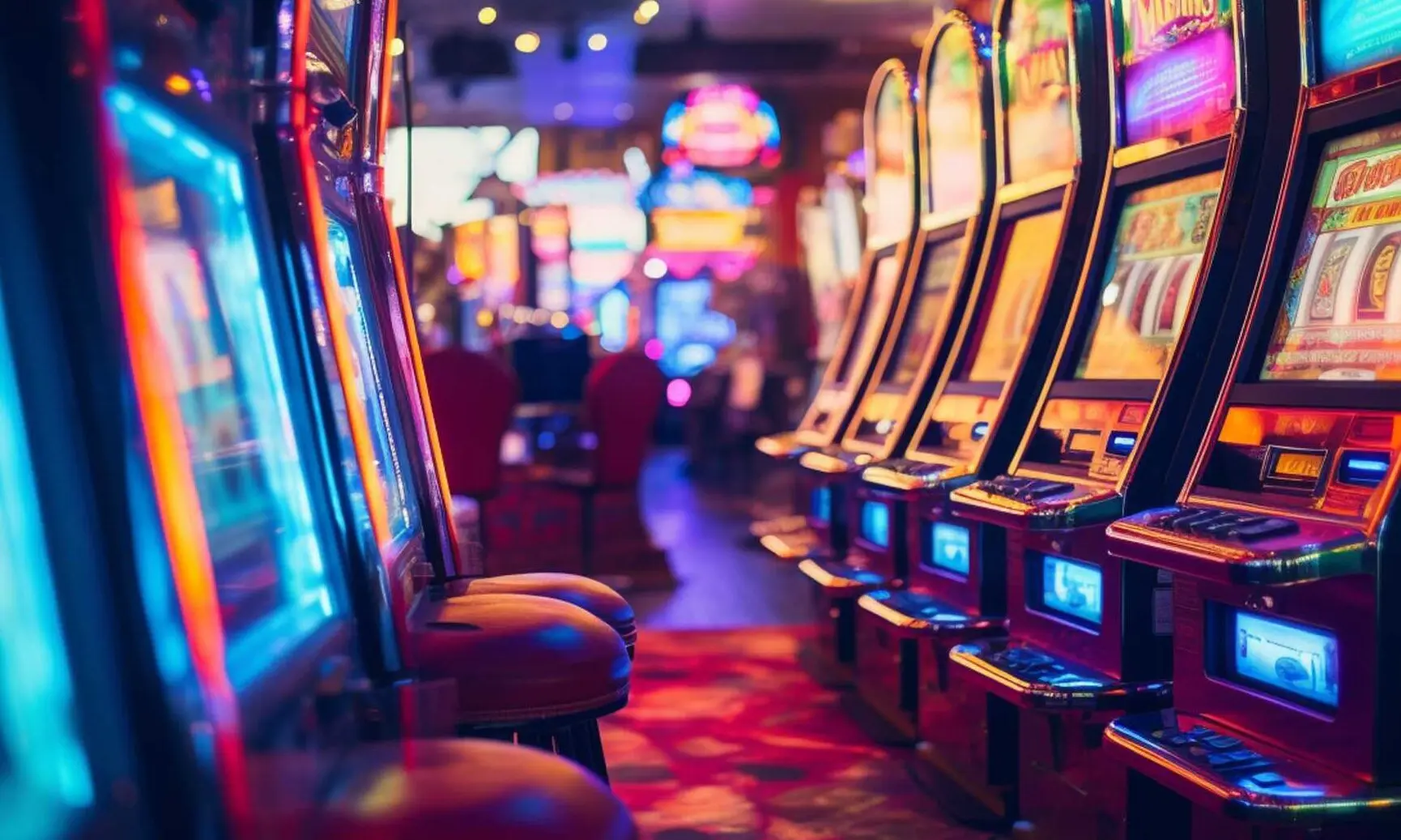 slot machines in a casino