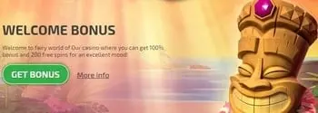 Welcome Bonus 100% and Free Spins