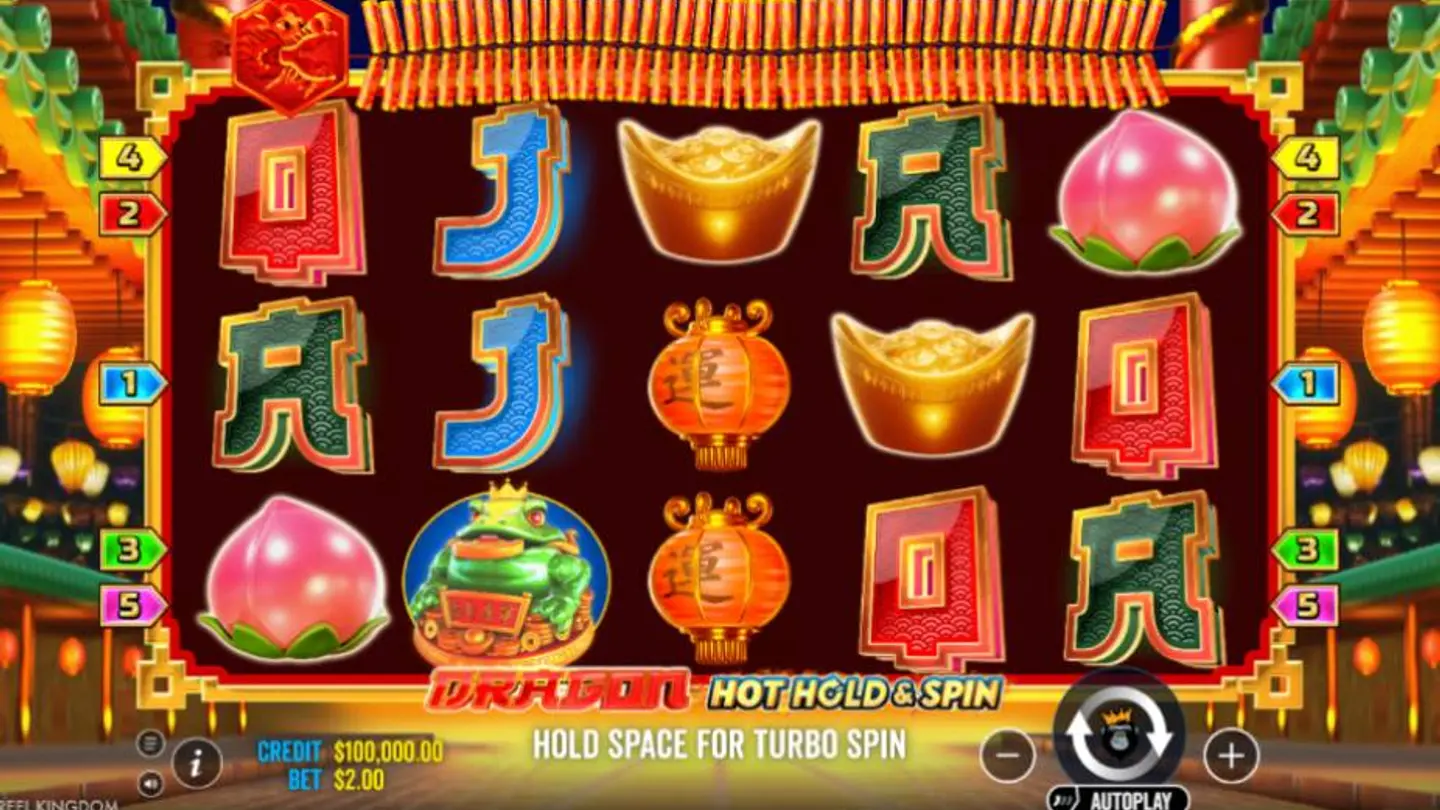 Dragon Hot Hold and Spin Slot Background