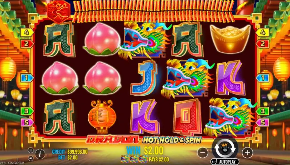 Dragon Hot Hold and Spin Slot dragon symbol