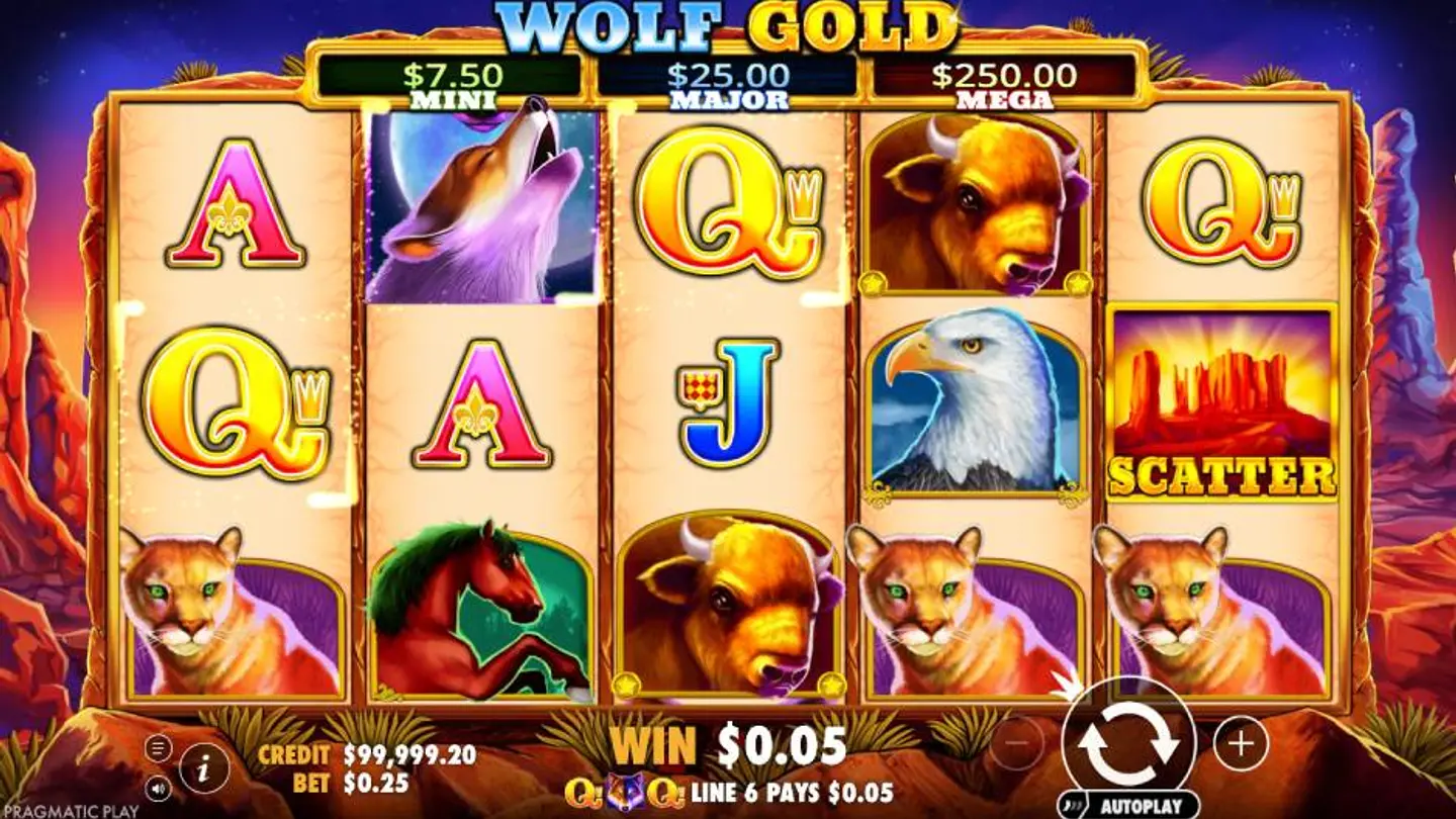 Wolf Gold Slot Background
